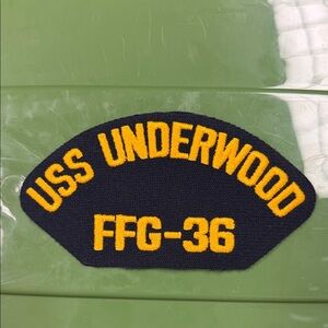 USS Underwood FFG-36 embroidered naval Patch